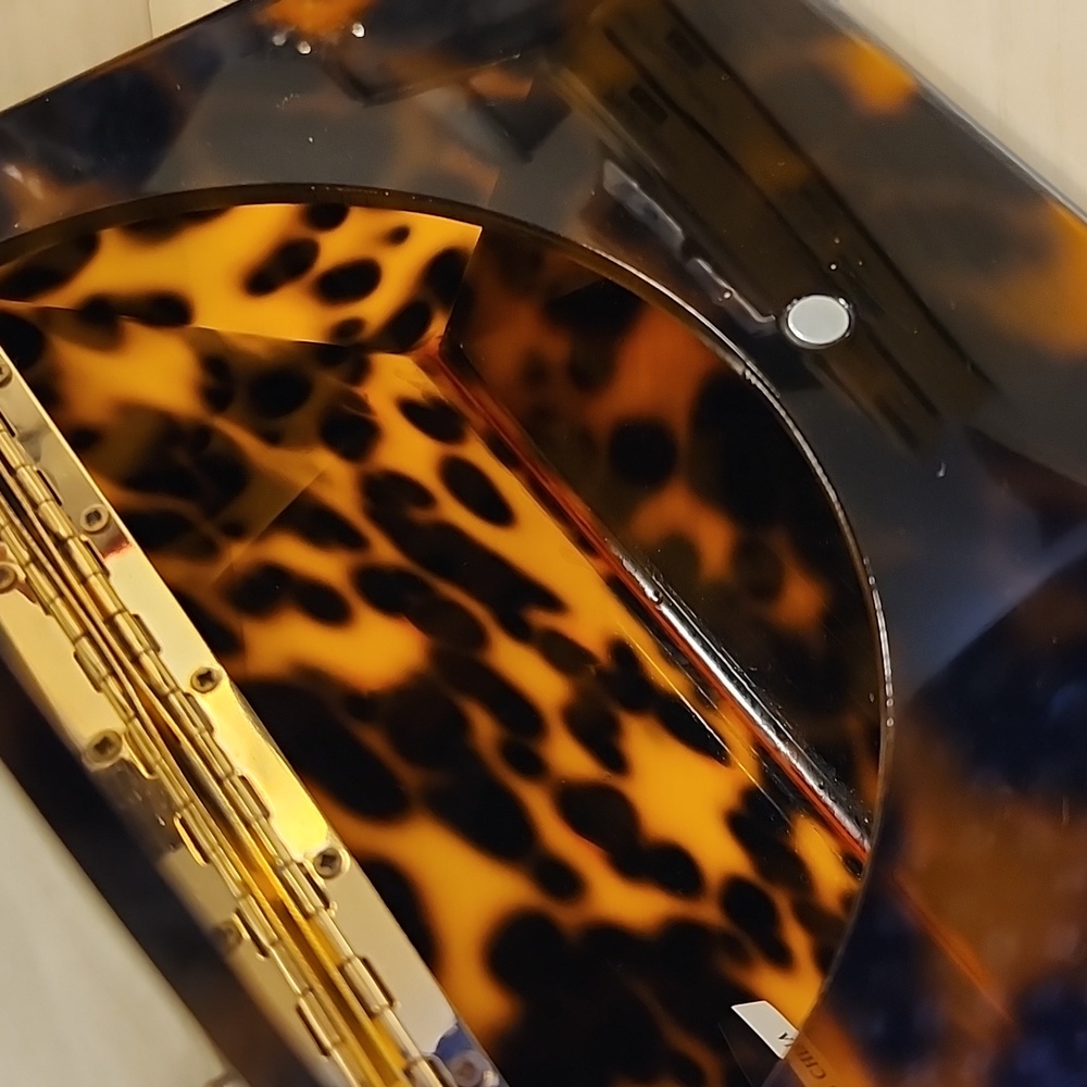 Tortoise Shell Acrylic Handbag - Picture 5 of 6